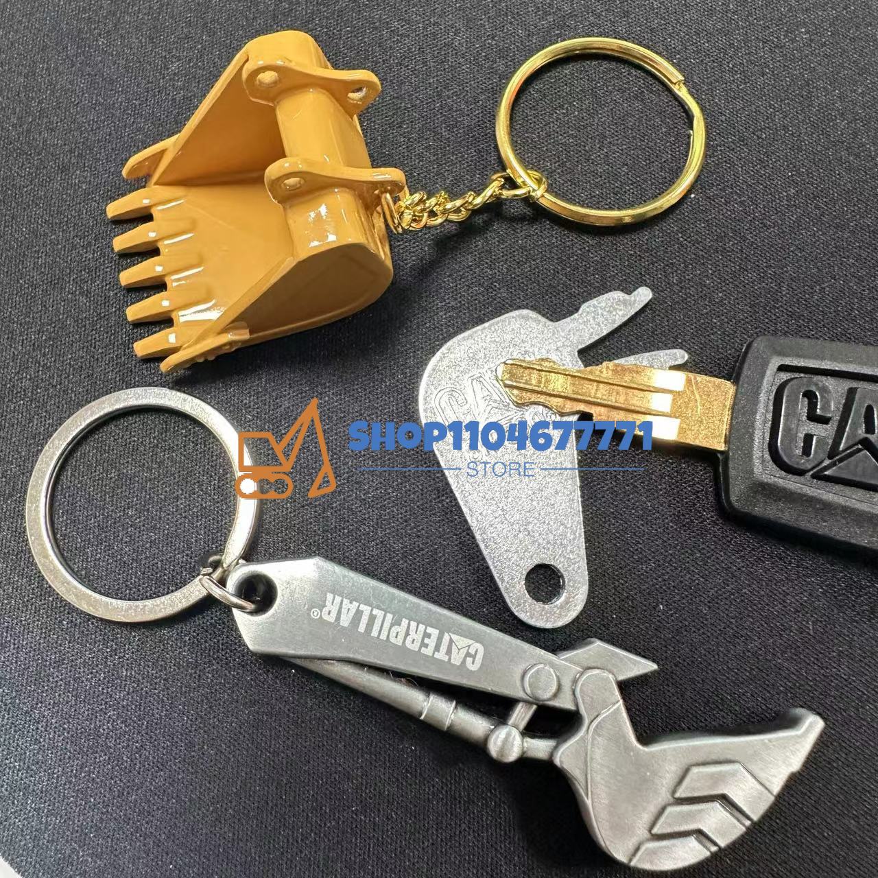 Heavy Equipment With Bucket - 5P8500 8H5306 Брелок для тяжелого оборудования