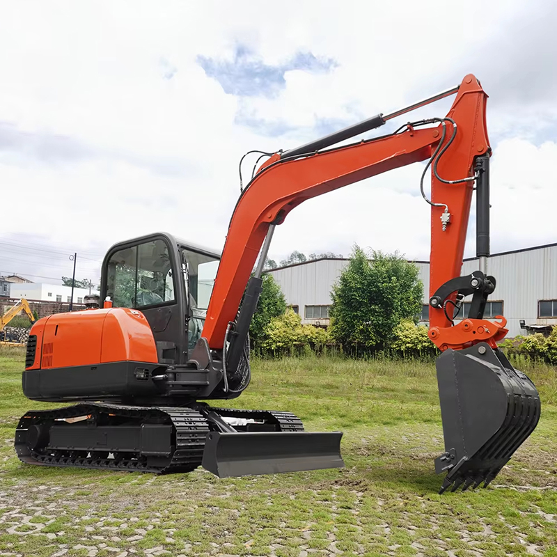 Heavy Equipment With Bucket - Промышленный гидравлический экскаватор с усиленным ковшом