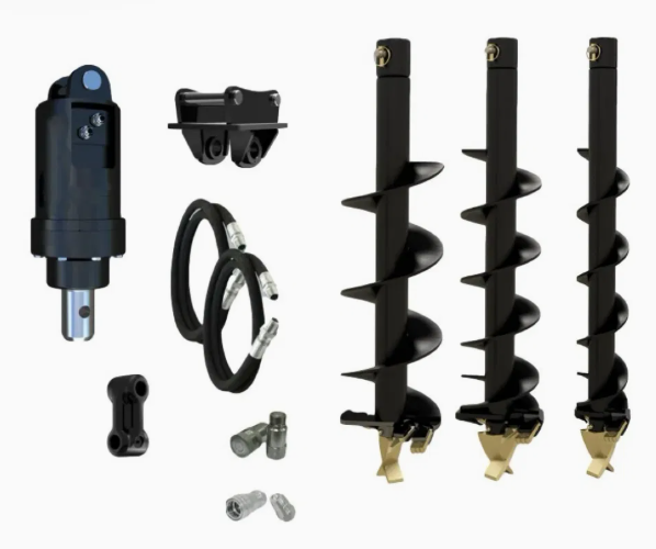 Гидравлический земляной шнек д – обзор и цена Auger Drill Attachment