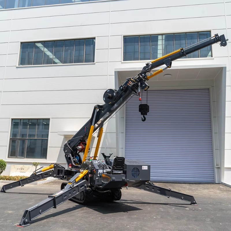 Мини-кран-паук: компактная эле – обзор и цена Heavy Equipment Crane
