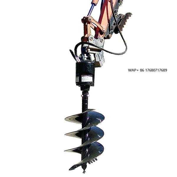 Гидравлический земляной бур дл – обзор и цена Auger Drill Attachment